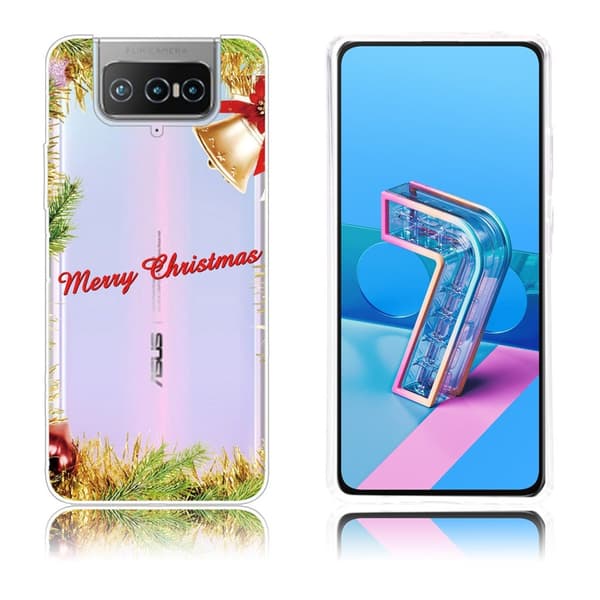 ASUS Zenfone 7 Pro-etui til jul - Kristtorn Og Bjelle Gold
