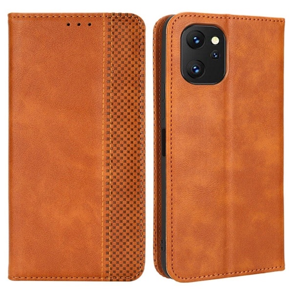 Bofink Vintage Umidigi Power 7 / 7s Nahkakotelo - Ruskea Brown