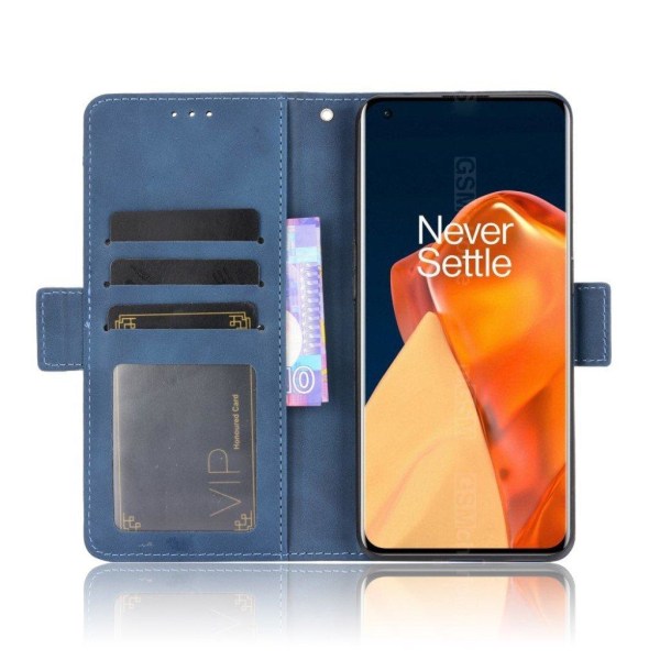 Moderni Nahkalaukku For OnePlus 9 Pro - Sininen Blue