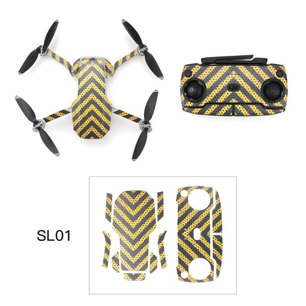 RCSTQ DJI Mavic Mini viileät tarrat - Varoitus Väri Nuoli Multicolor