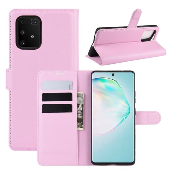 Classic Samsung Galaxy S10 Lite flip etui - Pink Pink