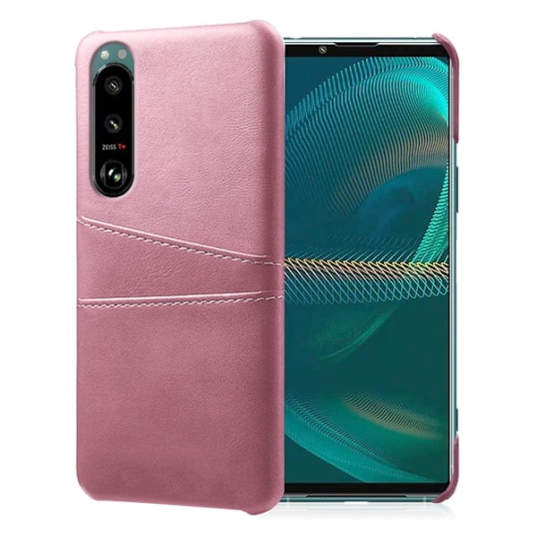Sony Xperia 5 III skal med korthållare - Rosa Rosa