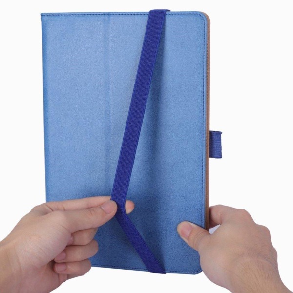 iPad 10.2 (2019) cool læder flip etui - Blå Blue