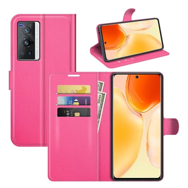 Classic Vivo X70 Pro Läppäkotelo - Rose Pink
