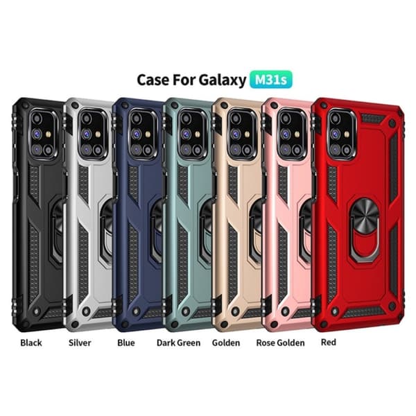 Bofink Combat Samsung Galaxy M31s Etui - Rød Red