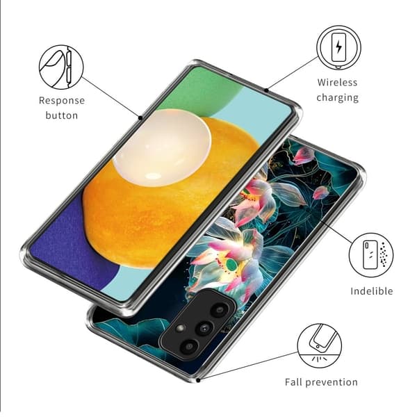 Vibe Samsung Galaxy A15 -kansi - Tyyli E Blue