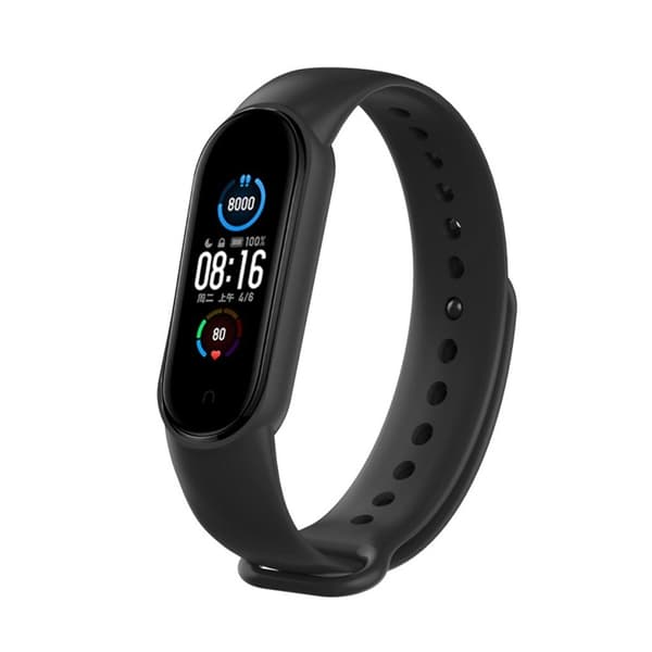 Xiaomi Mi Band 5 kestävä rannekello - Musta Black