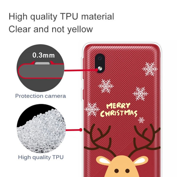 Jul Samsung Galaxy A01 Core-etui - Elg Og Snø Brown