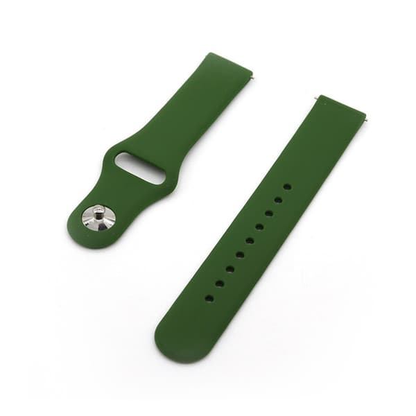silikone rem til Samsung and Garmin rem - militærgrøn Green
