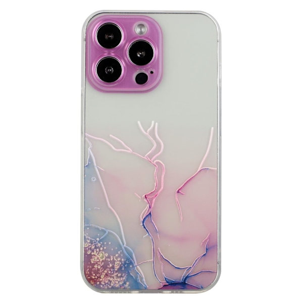 Marmormotiv iPhone 15 Pro Max skal - Rosa Rosa