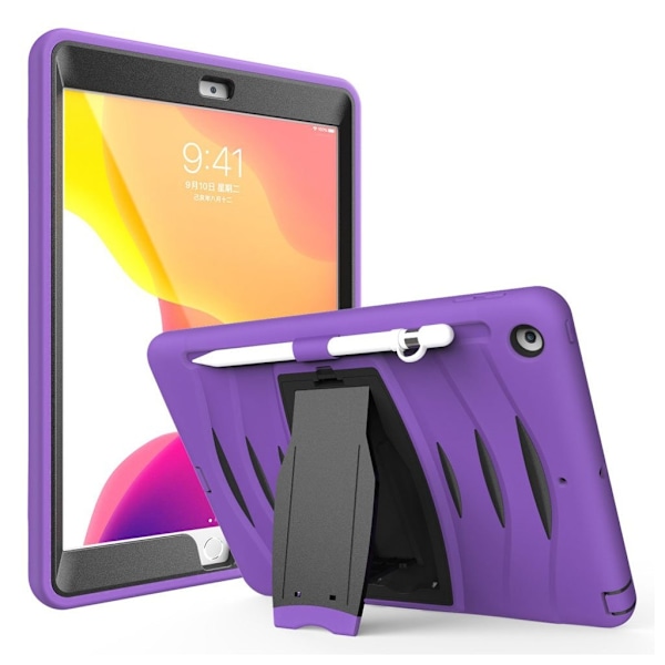 iPad 10.2 (2019) holdbar silikone etui - Lilla Purple
