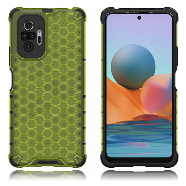 Bofink Honeycomb Xiaomi Redmi Note 10 Pro kotelot - Vihreä Green