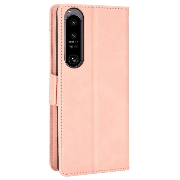 Modernt Sony Xperia 1 IV fodral med plånbok - Rosa Rosa