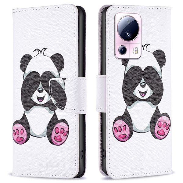 Wonderland Xiaomi 13 Lite / Civi 2 Flippetui - Panda White