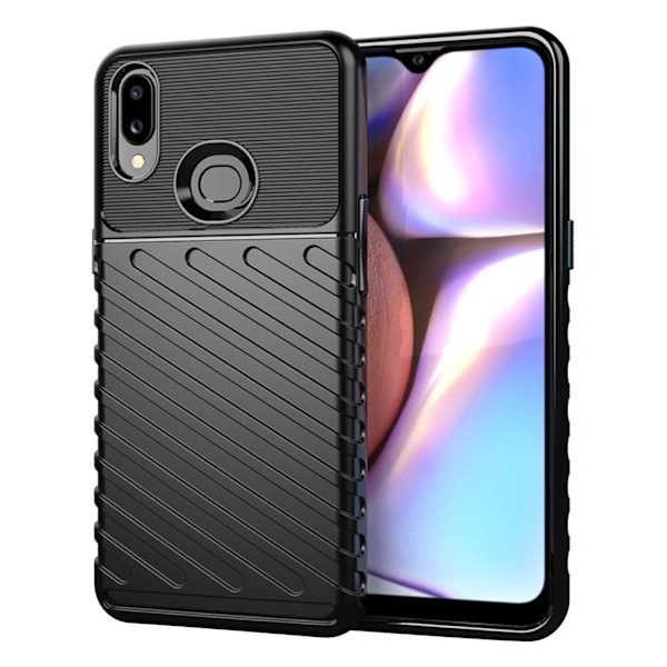 Thunder Samsung Galaxy A10s kuoret - Musta Black