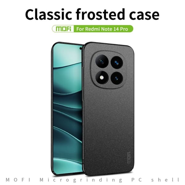 MOFI slim shield til Xiaomi Redmi Note 14 Pro 5G - Grå Silver grey