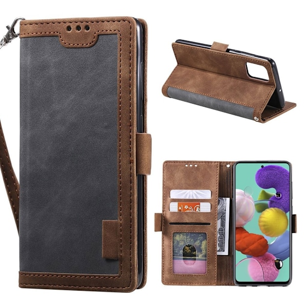 Surburbian Samsung Galaxy A51 flip etui - Grå Silver grey