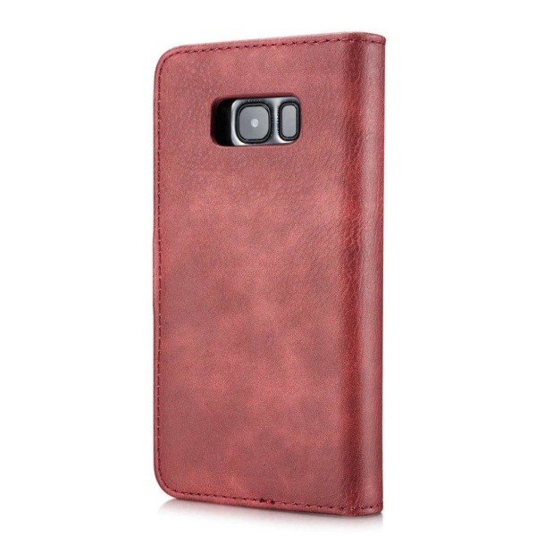 DG.MING Samsung Galaxy S8 Læder etui - Rød Red