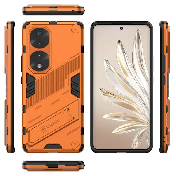 Støtsikkert hybriddeksel for Honor 70 Pro - Oransje Orange