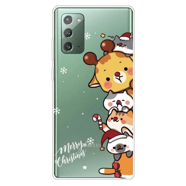 Christmas Samsung Galaxy Note 20 case - Animals Multicolor