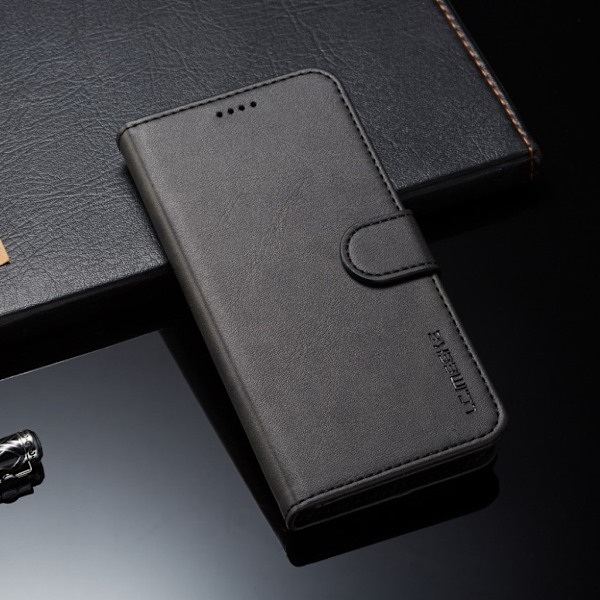 LC.IMEEKE Samsung Galaxy S10e pung etui - Sort Black