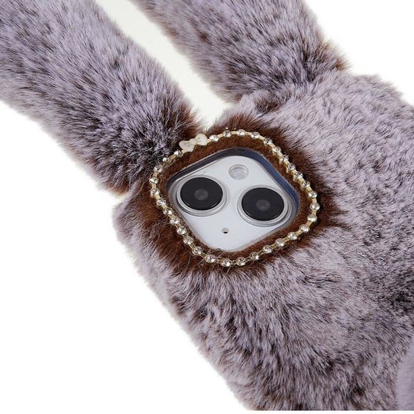Bunny iPhone 14 Suojakuori - Ruskea Brown
