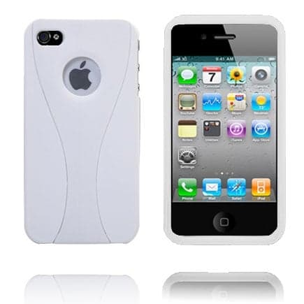 iCurve Snap-On (Hvit) iPhone 4S Deksel White