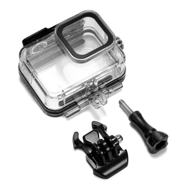 GoPro Hero 8 Black waterproof case with diving lens filter Svart