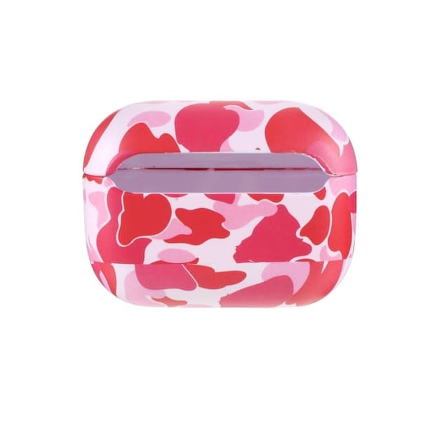 AirPods Pro-etui med camouflage-tema - Camouflage Rød Red