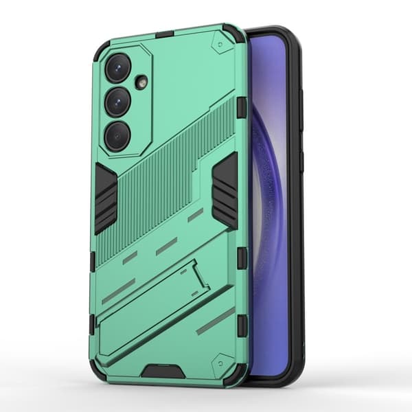 Stødsikkert moderne Samsung Galaxy A35 hybridcover - Grøn Green