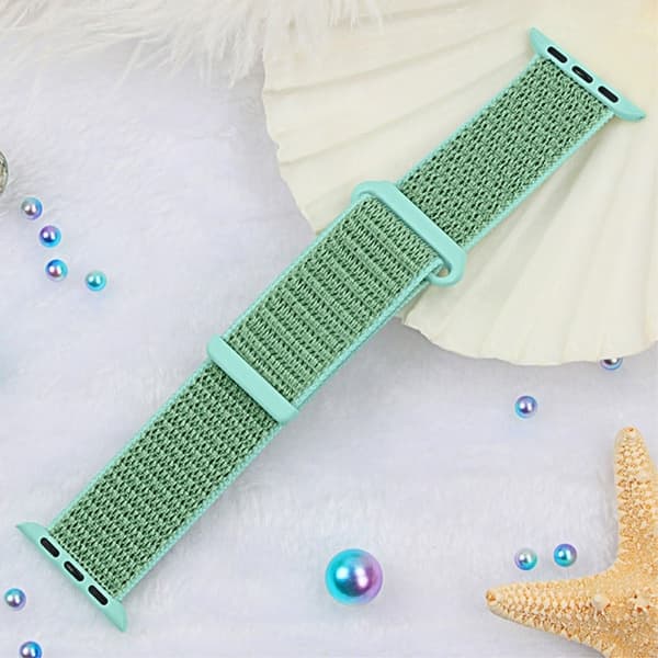 Apple Watch (41 mm) klokkerem i nylon - Grønn Green