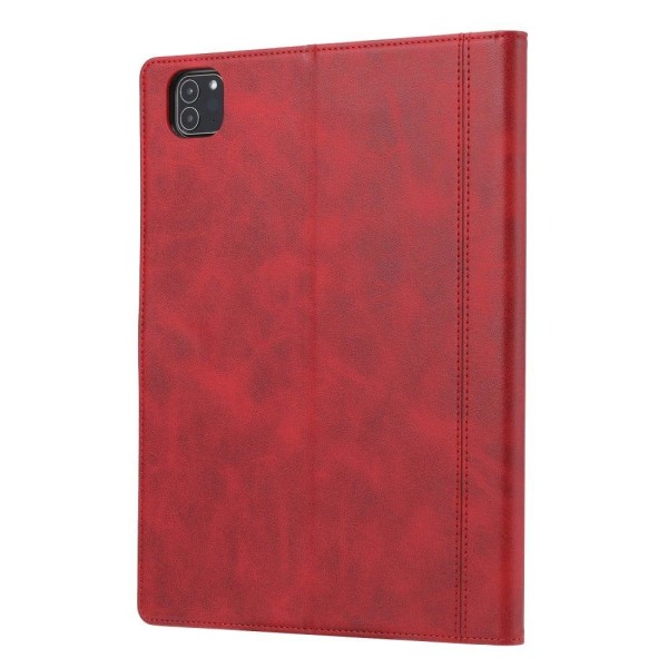 iPad Air (2022) / Air (2020) leather flip case - Red Red