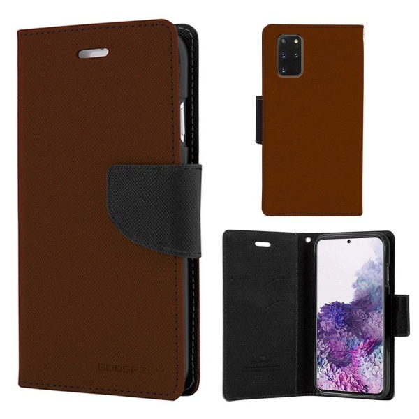 MERCURY Fancy Diary - Samsung Galaxy S20 Plus - Ruskea Brown