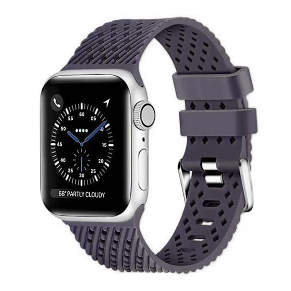 Apple Watch Series 5 40mm cool silikone Urrem - Grå Silver grey