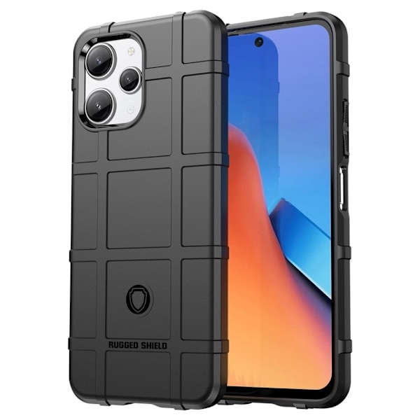 Rugged Shield Suojakotelo Xiaomi Redmi 12 - Musta Black
