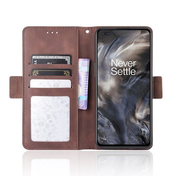 Moderni Nahkalaukku For OnePlus Nord - Ruskea Brown