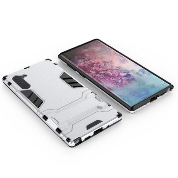 Cool Guard Samsung Galaxy Note 10 skal - Silver/Grå Silvergrå