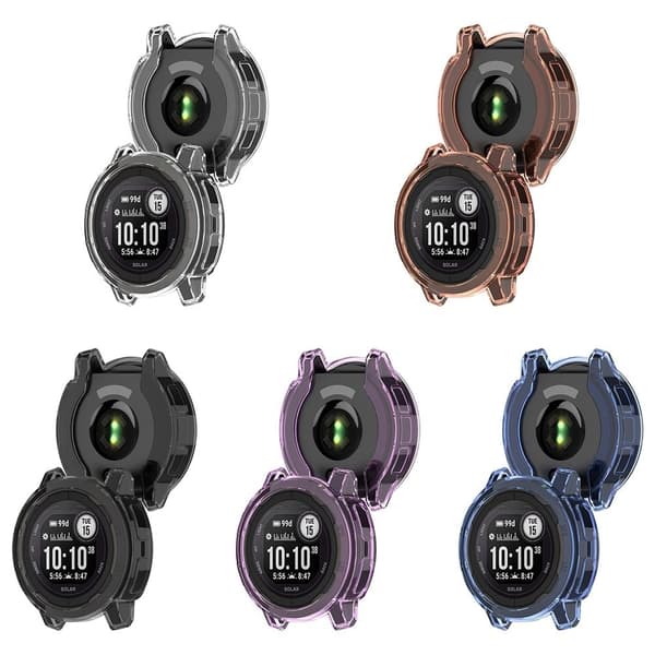 Garmin Instinct 2 transparent skydd - Transparent Blå Blå