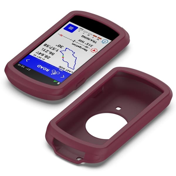 Garmin Edge 1040 silikonisuojus - Viininpunainen Red