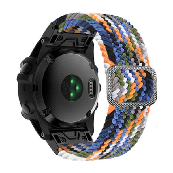 22 mm nylonarmband för Garmin-klocka med spänne - Denim multifärg