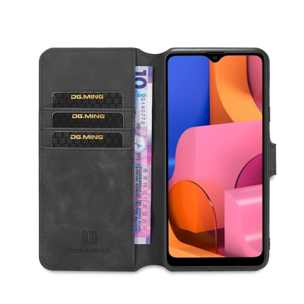 DG.MING Samsung Galaxy A20s Etui - Brun Black