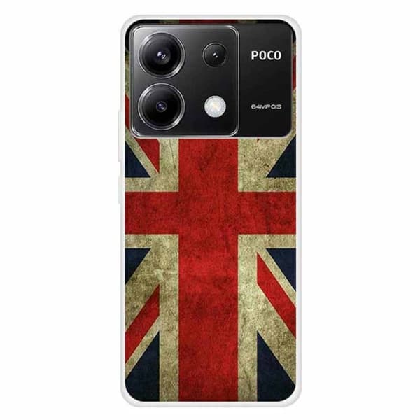 Imagine Xiaomi Redmi Note 13 Pro 5G  / Xiaomi Poco X6 cover - Britisk Flag Red