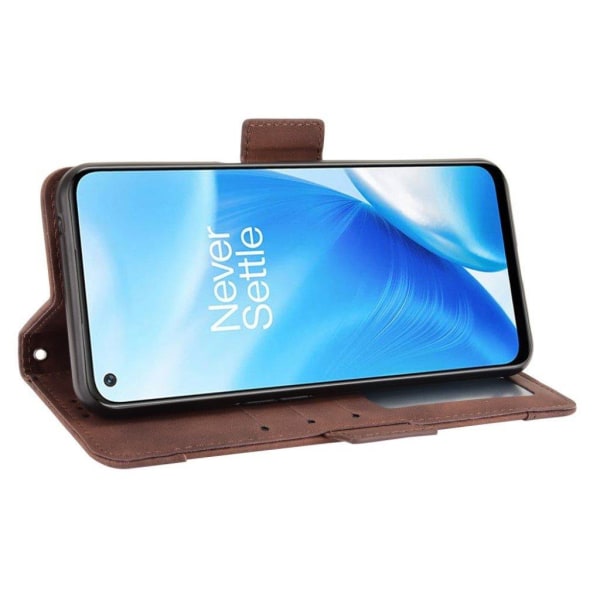 Moderni Nahkalaukku For OnePlus Nord N200 5G - Ruskea Brown