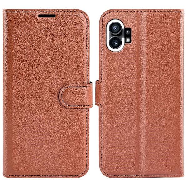 Classic Nothing Phone (1) Flippetui - Brun Brown