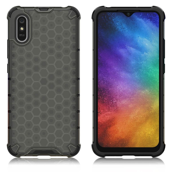 Bofink Honeycomb Xiaomi Redmi 9A deksel - Grå Silver grey