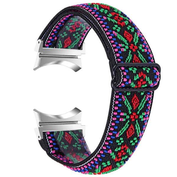 Elastic cool pattern watch strap for Samsung Galaxy Watch 4 - Tr multifärg