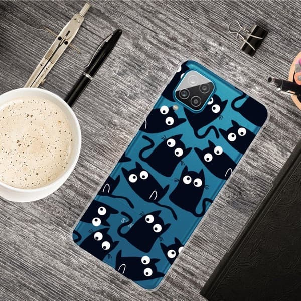 Deco Samsung Galaxy A12 5G skal - Svarta Katter Svart