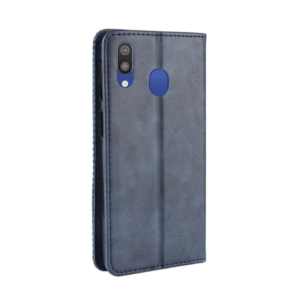 Bofink Vintage Samsung Galaxy M20 etui - Blå Blue