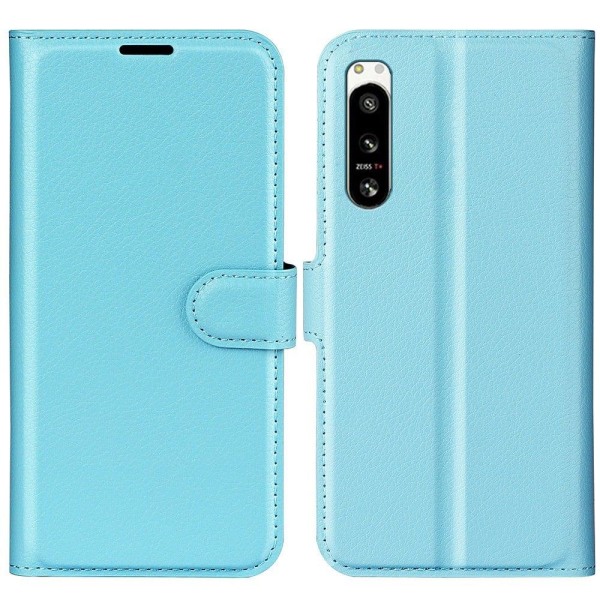 Klassisk Sony Xperia 5 Iv Flip Etui - Blå Blue