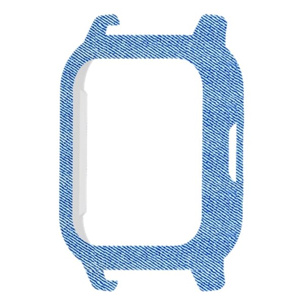 Haylou Solar LS02 Watch Protective Case Pattern Printed Slim-Fit Frame Cover - Denim-Mønster Blue